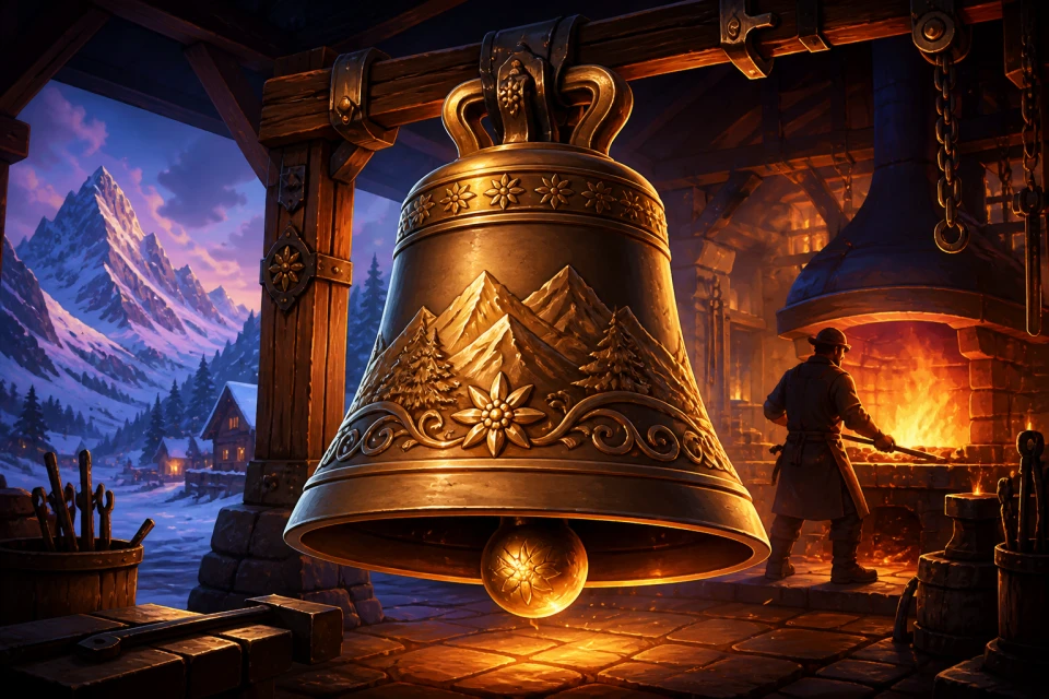 Forge of the Alpine Chime cinematic game cover