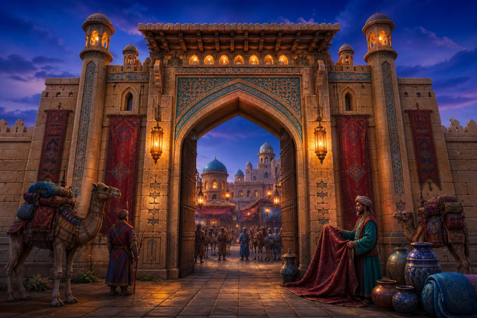Gate of the Silk Road cinematic game cover