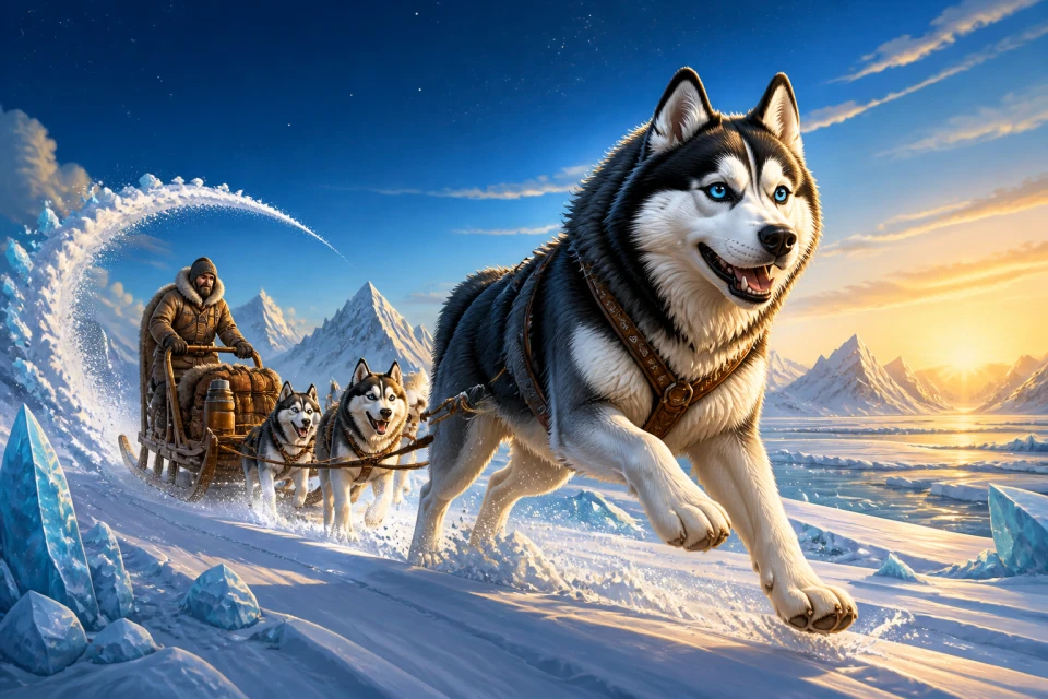 Northern Trail Dash cinematic game cover