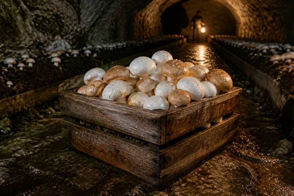 Mycelium Harvest cinematic game cover