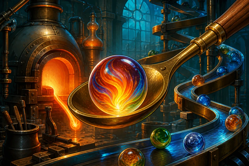 Molten Marble Works cinematic game cover