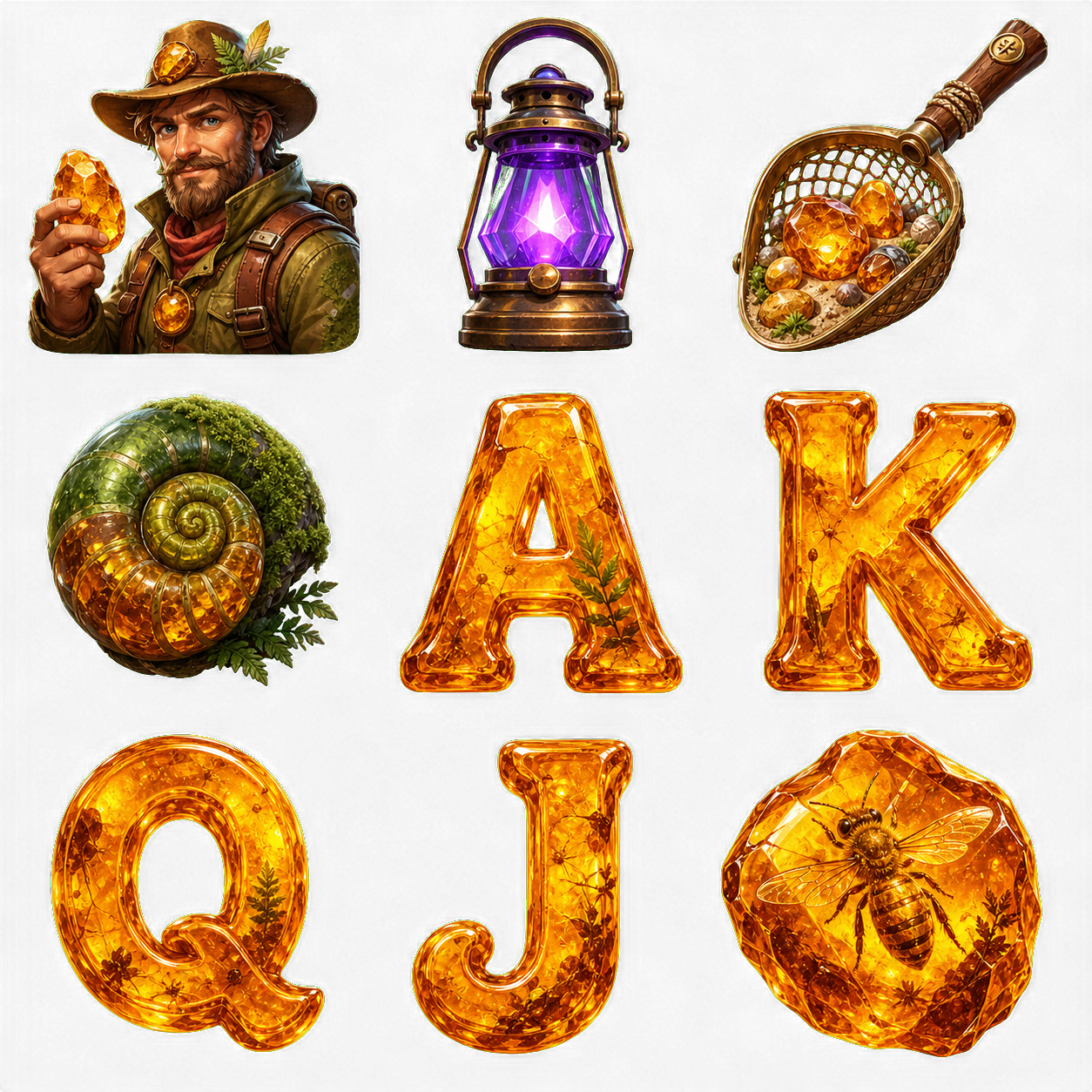 Amber Memory original symbol sheet