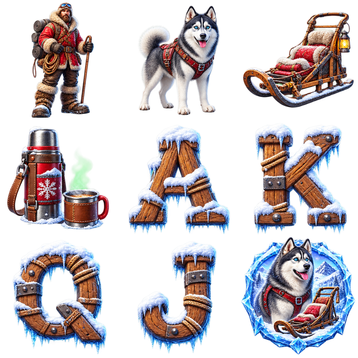 Northern Trail Dash original symbol sheet