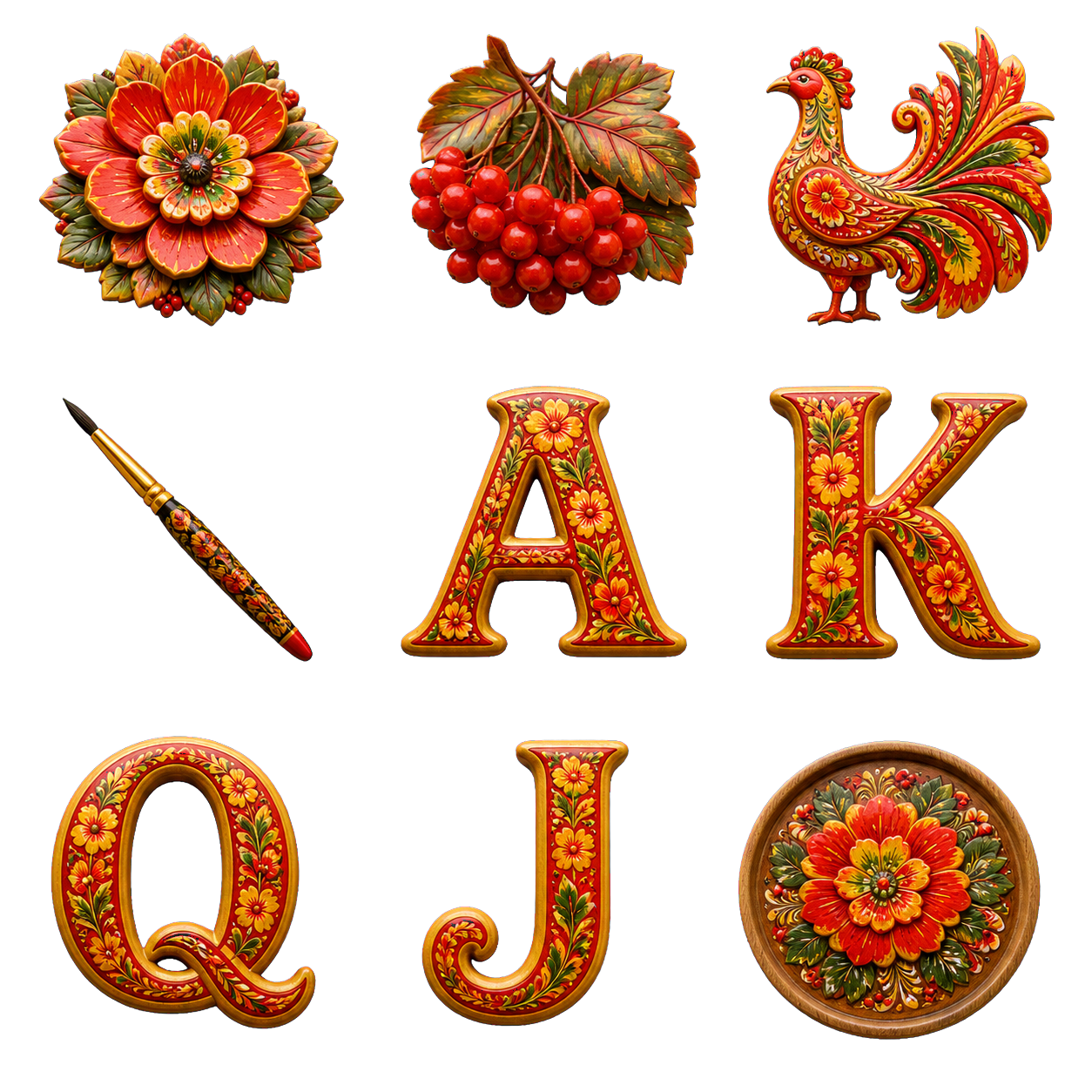 Petrykivka Bloom original symbol sheet
