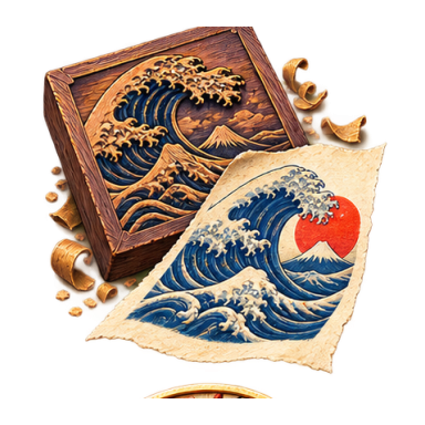 Layers of the Great Wave symbol 4